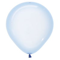 Imagem de BALÃO REDONDO DE LÁTEX BLOOM AZUL PASTEL  BALLOONTECH 10" (APROX.25CM) - 15 UNIDADES